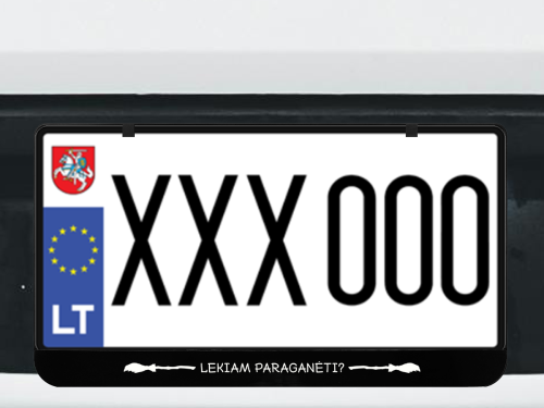 Kvadratinis numerių rėmelis „Lekiam paraganėti?"