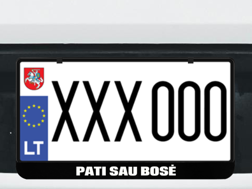 Kvadratinis numerių rėmelis „Pati sau bosė"