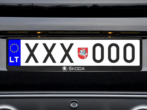 Numerių rėmelis „Škoda“