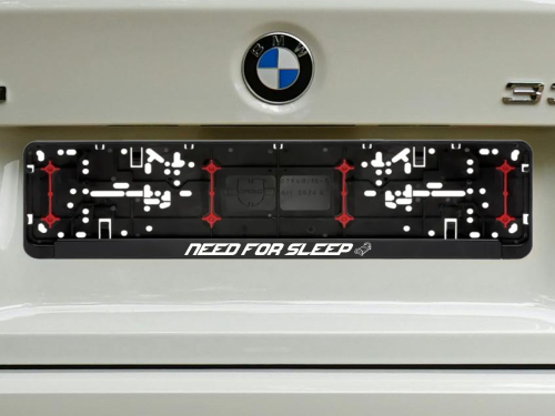 Wurth numerių rėmelis „Need for sleep“