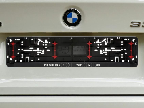 Wurth numerių rėmelis „Pirkau iš vokiečio – vardas Mantas“