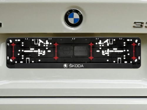 Wurth numerių rėmelis „Škoda“