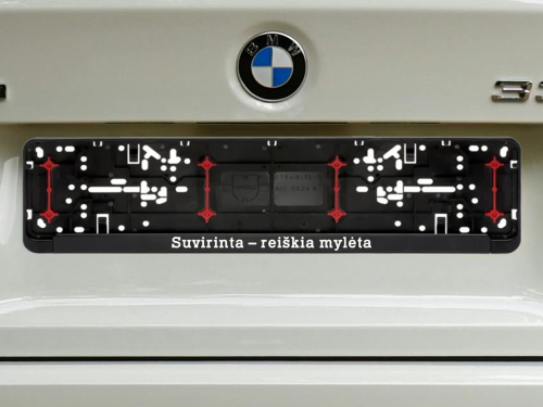 Wurth numerių rėmelis „Suvirinta – reiškia mylėta“