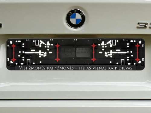 Wurth numerių rėmelis „Visi žmonės kaip žmonės“