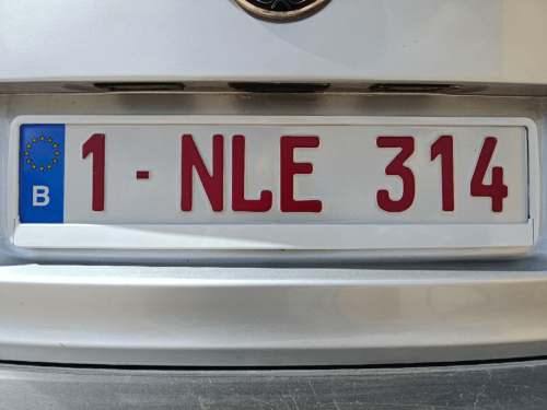 Numerių rėmelis „Baltas“