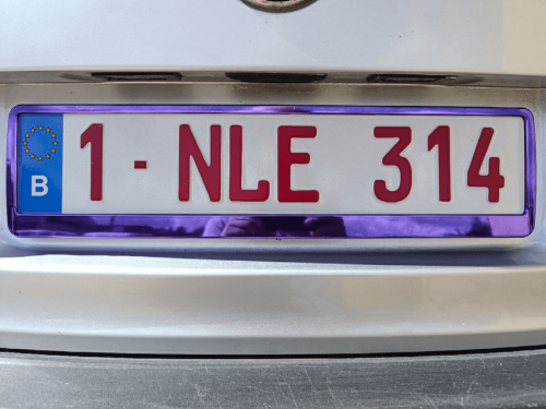 Numerių rėmelis „Violetinis“